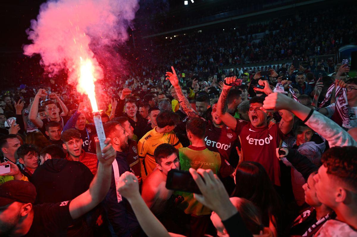 CFR Cluj, sărbătoare de titlu