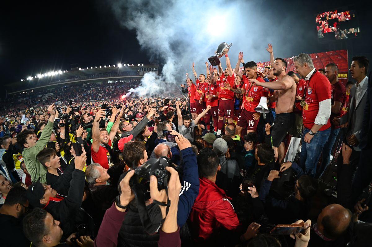 CFR Cluj, sărbătoare de titlu
