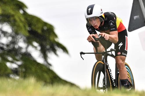 Remco Evenepoel în contratimpul din etapa a 9-a Foto Imago