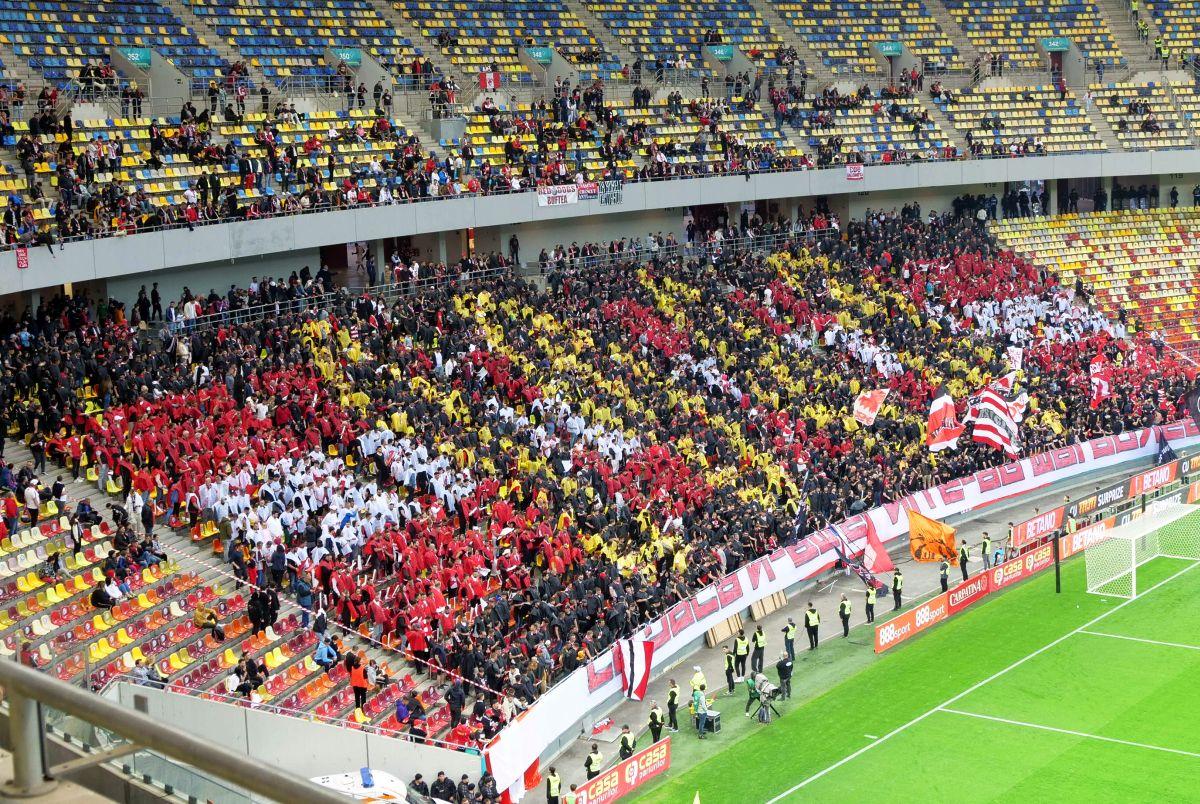Dinamoviștii și CSA-steliștii, nici la jumătate față de spectatorii din FCSB - CFR Cluj. Dar cu un plus la decibeli