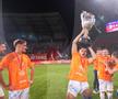 Corvinul Hunedoara, bucurie după finala Cupei României 2024, foto: GSP