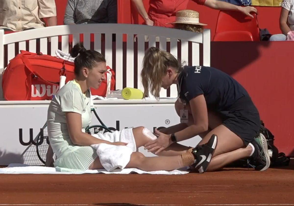 Simona Halep - McCartney Kessler » Simona, forțată să se retragă după ce câștigase primul set! Al doilea meci de la revenire, a doua problemă medicală