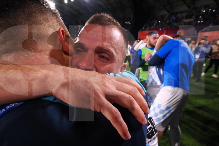 Corvinul Hunedoara, bucurie după finala Cupei României 2024, foto: GSP