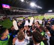 Corvinul Hunedoara, bucurie după finala Cupei României 2024, foto: GSP