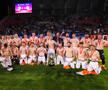 Corvinul Hunedoara, bucurie după finala Cupei României 2024, foto: GSP