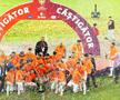 Corvinul Hunedoara, bucurie după finala Cupei României 2024, foto: GSP