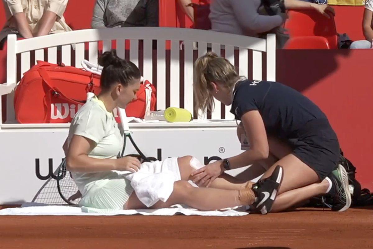 Simona Halep - McCartney Kessler » Simona, forțată să se retragă după ce câștigase primul set! Al doilea meci de la revenire, a doua problemă medicală