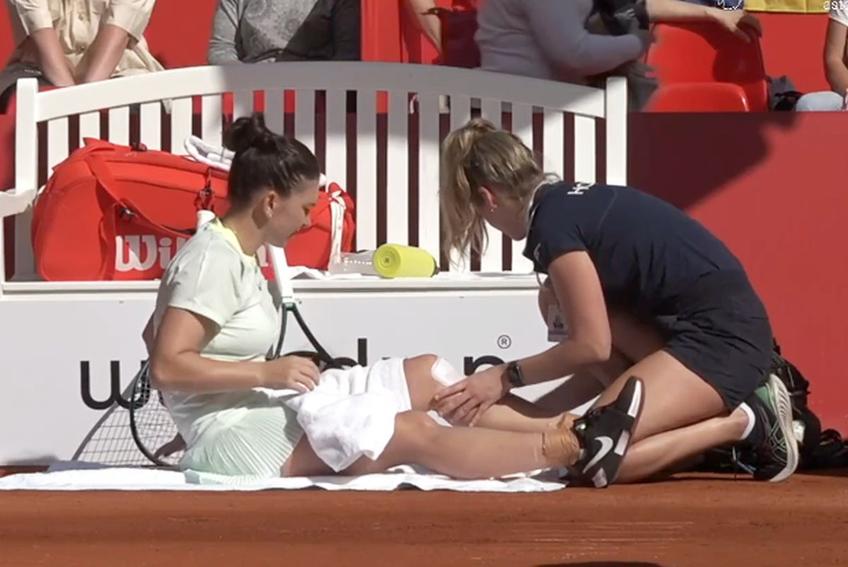 Simona Halep, cu probleme medicale la Trophee Clarins