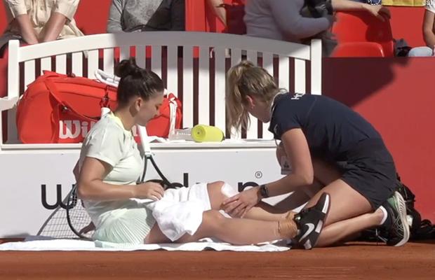 Simona Halep - McCartney Kessler » Simona, forțată să se retragă după ce câștigase primul set! Al doilea meci de la revenire, a doua problemă medicală