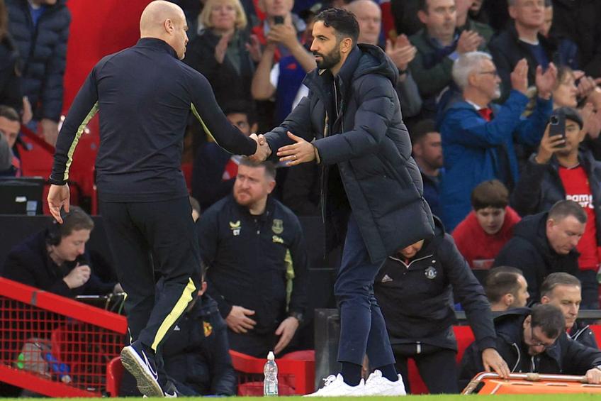 Ruben Amorim și Sean Dyche, la singura lor confruntare, câștigată de portughez cu 4-0 // Foto: Imago