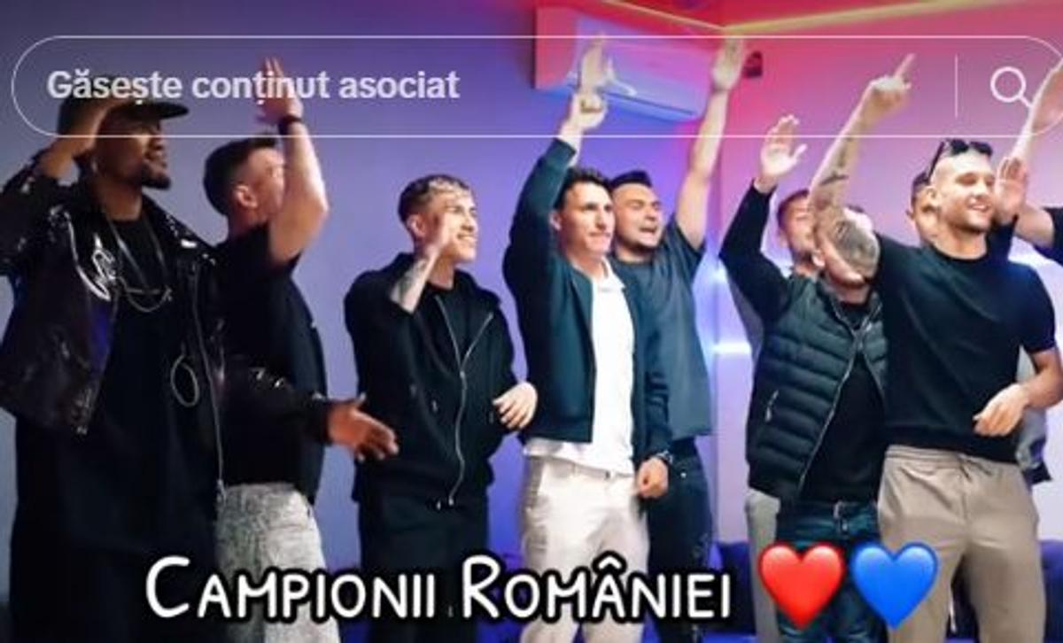 Nikos Drăgulina și maneaua dedicată FCSB-ului