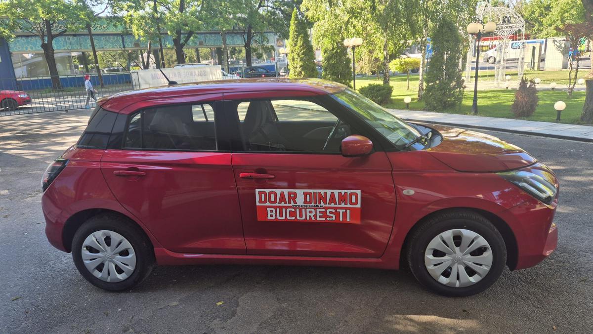 Cum arată modelele de Suzuki Swift primite de fanii dinamoviști