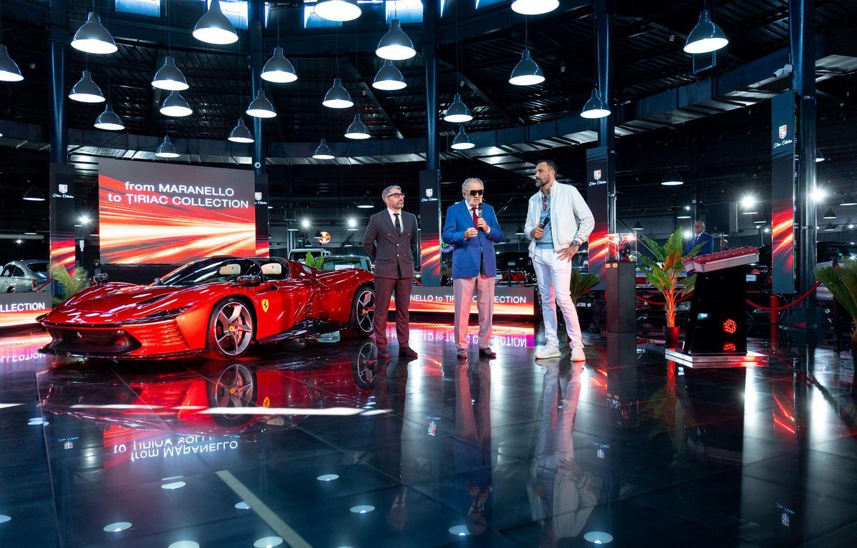 Ion Țiriac și-a prezentat colecția de mașini Ferrari