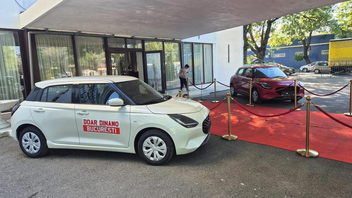 Cum arată modelele de Suzuki Swift primite de fanii dinamoviști