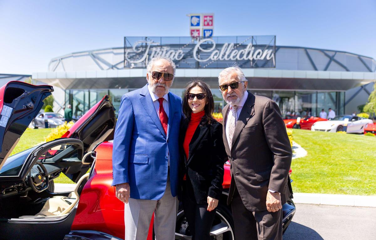 Ion Țiriac și-a prezentat colecția de mașini Ferrari