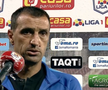 Bogdan Vintilă în momentul declarațiilor de la finalul meciului CFR Cluj - FCSB 1-0 // Sursă foto: captură TV Telekom Sport