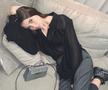 Rebecca Dumitrescu Prodan (21 de ani), top model și studentă la Universitatea Marangoni, la fashion styling, și-a intrat deja în atribuții la Hermannstadt. Foto: Instagram Rebecca Prodan