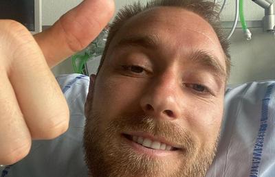 Christian Eriksen, mesaj de pe patul de spital » „Ce frumos să-l văd râzând!” + UEFA se apără