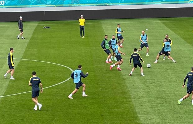 Ucraina s-a antrenat în premieră pe „Arcul de Triumf” » Cosmin Contra, special guest