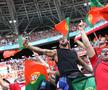 UNGARIA - PORTUGALIA. Imagini cu fanii de pe Puskas Arena, singurul stadion de la EURO care se umple la capacitate maximă: 55.662 de spectatori!