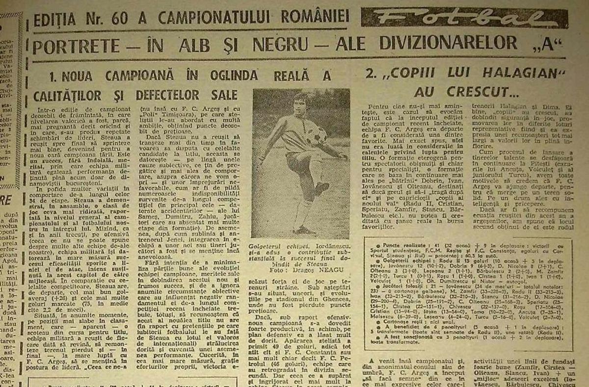 RETRO GSP: imagini din sezonul în care Steaua '78 a luat titlul cu numărul 9