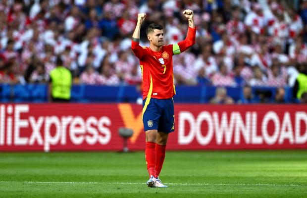 Morata e tot mai aproape de Platini » Golul marcat în poarta Croației l-a propulsat în istorie