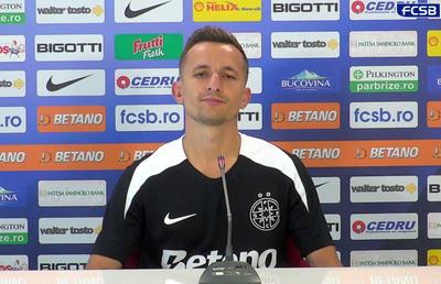 Marius Ștefănescu, în al nouălea cer după transferul la FCSB: „Este clar... acest lucru m-a făcut să vin aici”