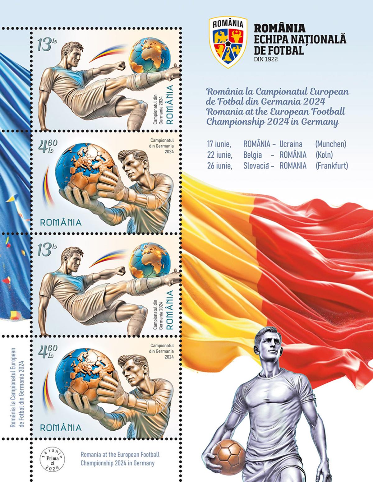 Timbre posta romana - romania la euro