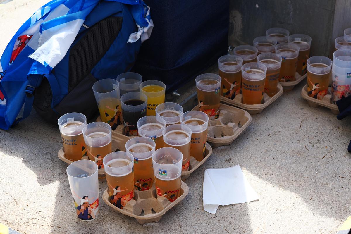 Cum se trăiește pregătirea unui meci la Fan Zone Munchen - imagini de colecție