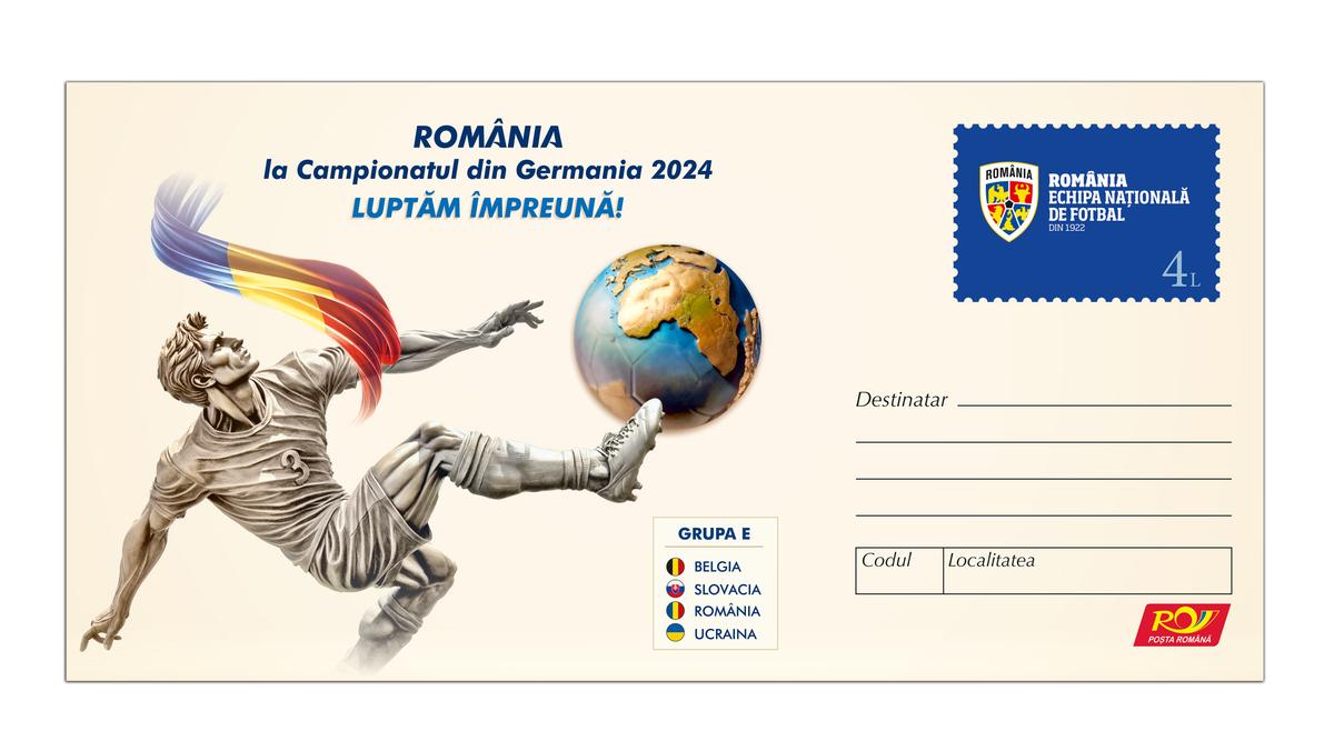 Moment unic pentru colecționari: Romfilatelia a lansat timbre speciale pentru EURO 2024