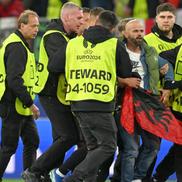 Un „invadator” nonconformist a dat peste cap finalul din Italia - Albania / Sursă foto: Guliver/Getty Images