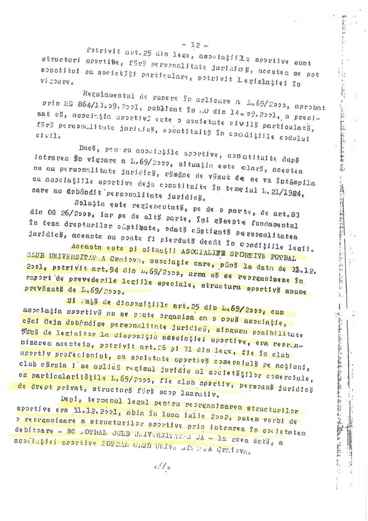 Documentele publicate de FCU Craiova: Adrian Mititelu susține că echipa sa deține sigla și palmaresul Universității