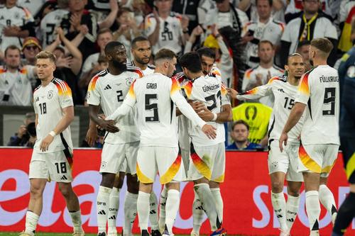 Nemții, fericiți după un start de turneu senzațional, cu Scoția (5-1) / Foto: Imago