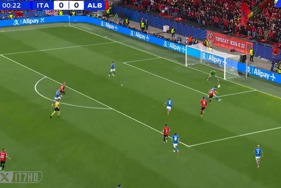 Momentul execuției lui Bejrami cu Italia Stupoare la Dortmund » A marcat cel mai rapid gol din istoria EURO, în poarta Italiei