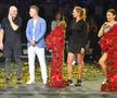 Simona Halep, alături de Steffi Graf și Andre Agassi, la finalul meciului demonstrativ / FOTO: Cristi Preda (GSP)