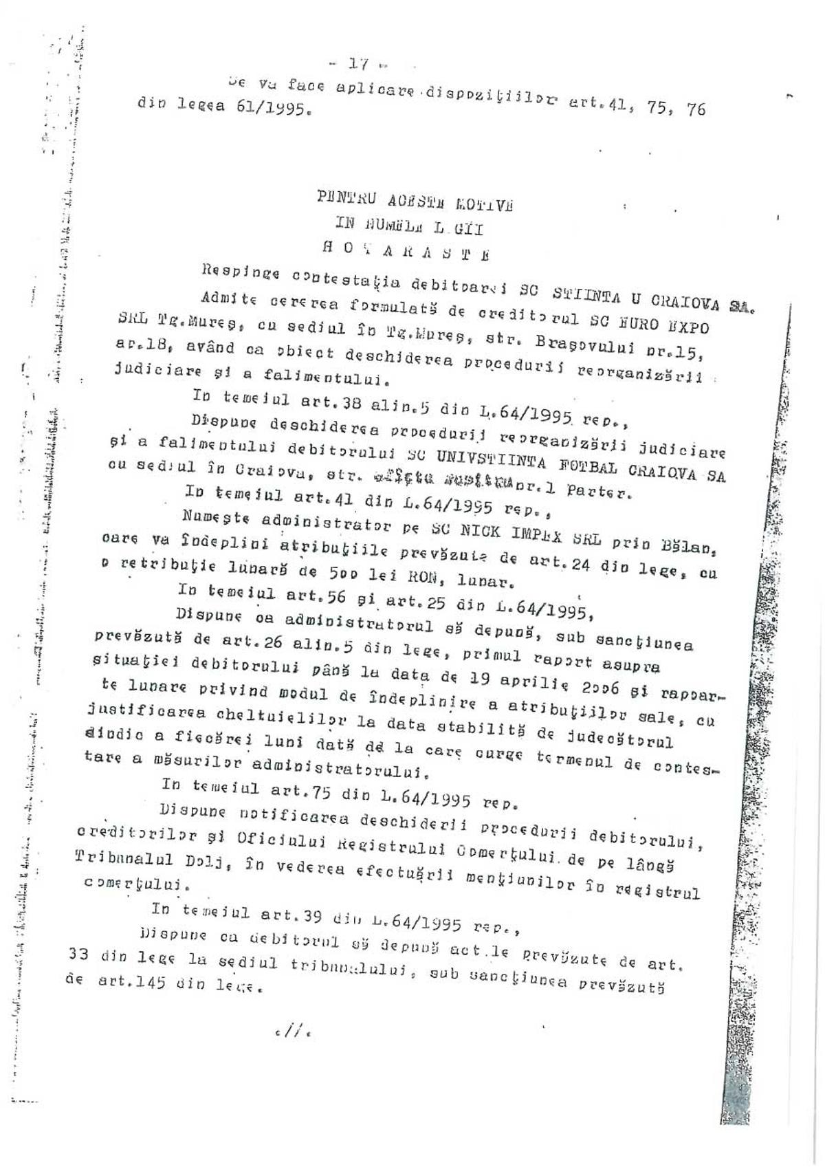 Documentele publicate de FCU Craiova: Adrian Mititelu susține că echipa sa deține sigla și palmaresul Universității