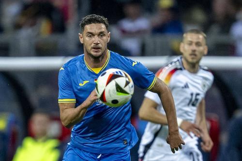 Roman Yaremchuk, în amicalul în care Ucraina a făcut nul cu Germania / Foto: Imago