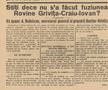 Facsimil din „Gazeta Sporturilor”