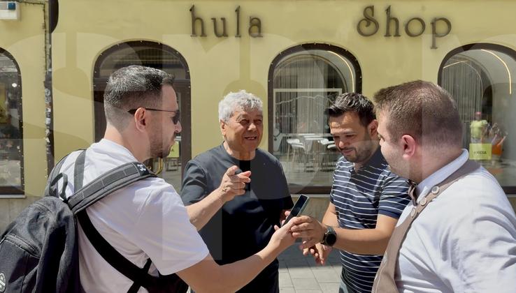 Mircea Lucescu s-a plimbat prin Bratislava înainte să se întoarcă la București. Foto: Andrei Crăițoiu (GSP.RO)