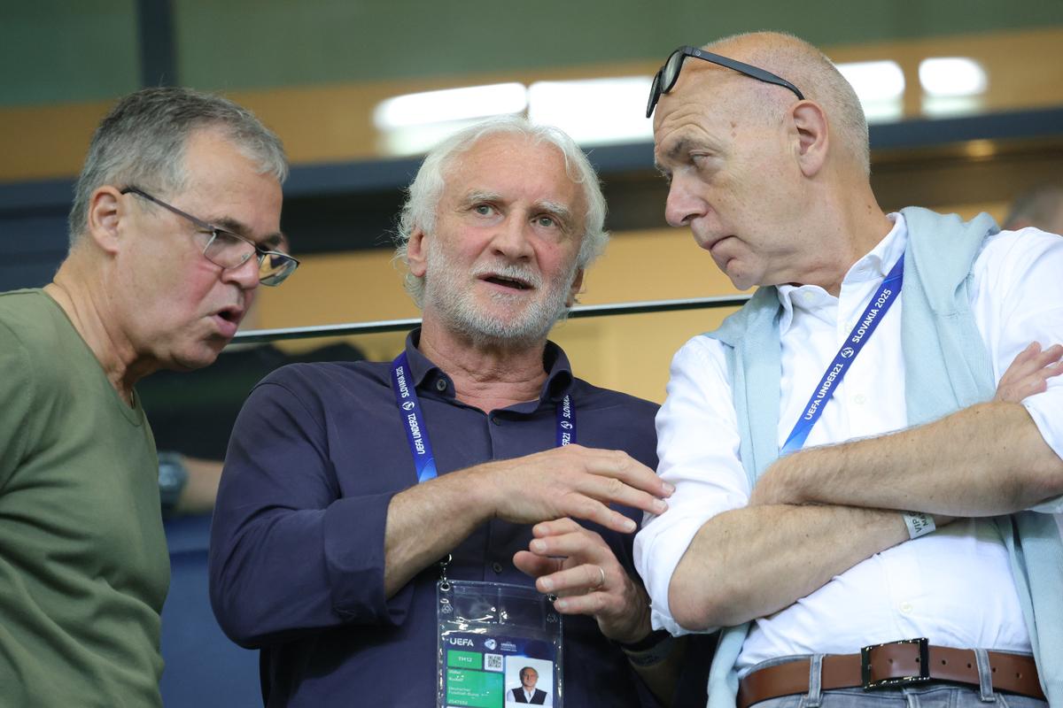 Marele Rudi Voller, în tribune la Cehia U21 - Germania U21