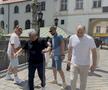 Mircea Lucescu s-a plimbat prin Bratislava înainte să se întoarcă la București. Foto: Andrei Crăițoiu (GSP.RO)