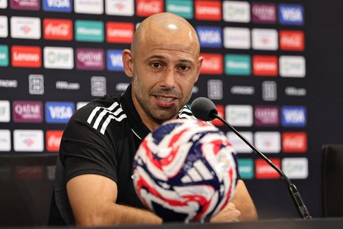 Javier Mascherano, la conferința de presă premergătoare meciului dintre Inter Miami și Al Ahly (Mondialul Cluburilor 2025) // FOTO: Imago Images