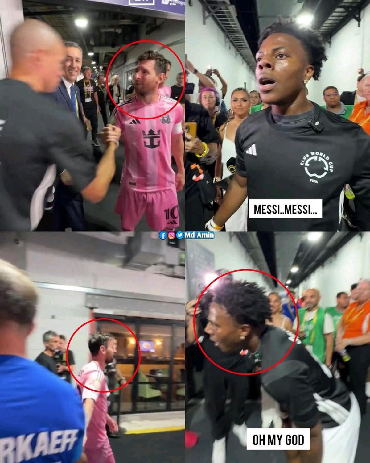 Gestul prin care excentricul IShowSpeed l-a sfidat pe Lionel Messi la Campionatul Mondial al Cluburilor! Argentinianul n-a stat pe gânduri