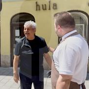 Mircea Lucescu s-a plimbat prin Bratislava înainte să se întoarcă la București. Foto: Andrei Crăițoiu (GSP.RO)
