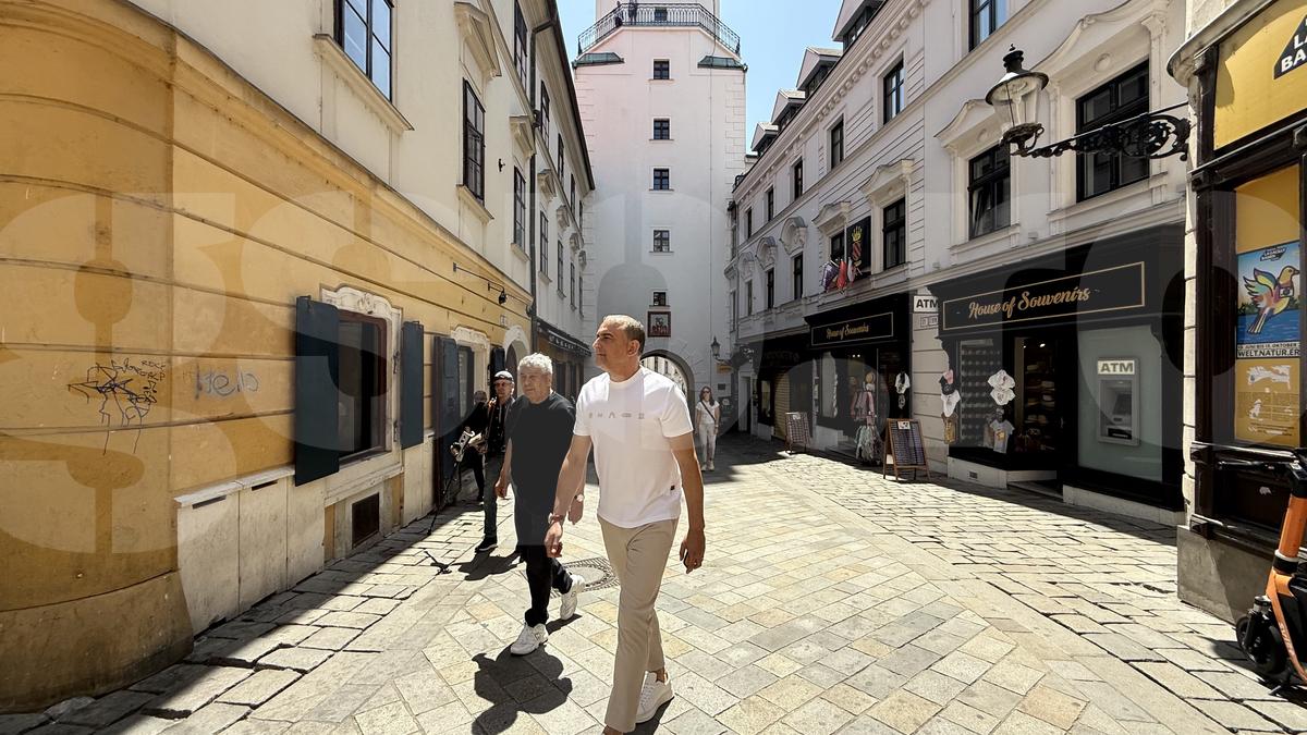 Mircea Lucescu in Bratislava