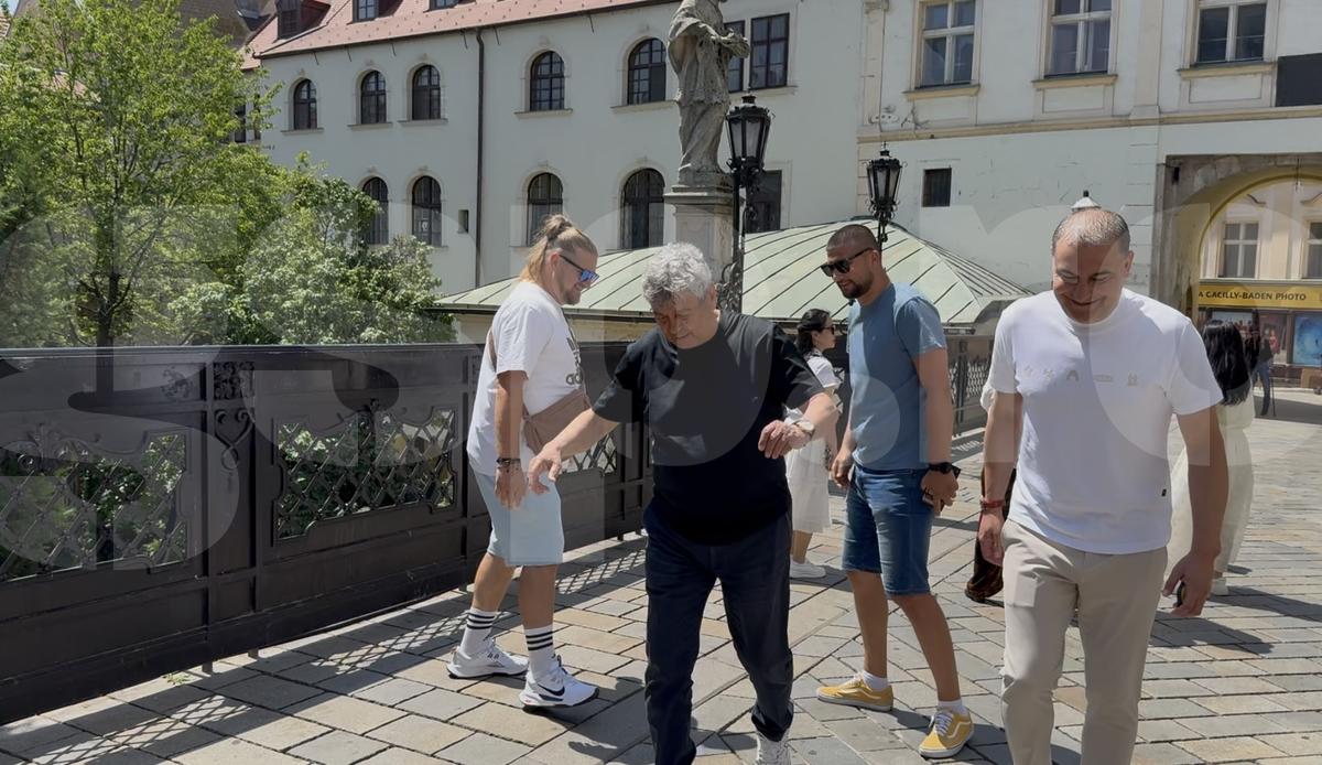 Imagini de senzație cu Mircea Lucescu în centrul Bratislavei! » Turcii i-au pupat mâinile: „La ei, asta înseamnă acest gest!”