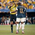 Letexier a aplicat noua regulă FIFA în Coasta de Fildeș - Ecuador și l-a trimis pe Caicedo pe margine un minut/ foto Imago Images