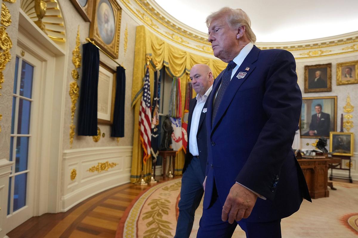 Donald Trump - gala UFC Casa Albă