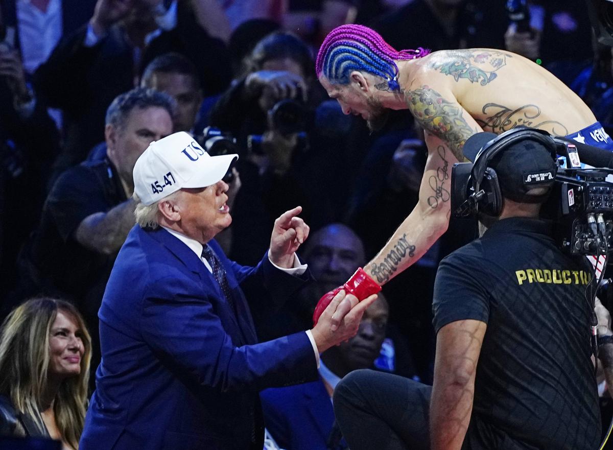 Donald Trump - gala UFC Casa Albă