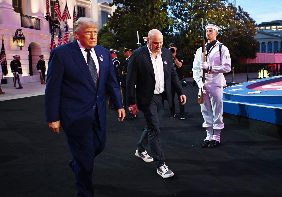 Donald Trump - gala UFC Casa Albă